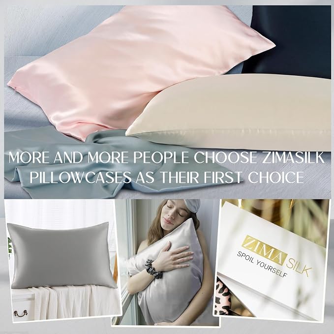 ZIMASILK 100% Pure Mulberry Silk Pillow Cases - Image 6