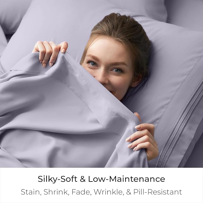 Mellanni California King Size Flat Sheet - Image 5