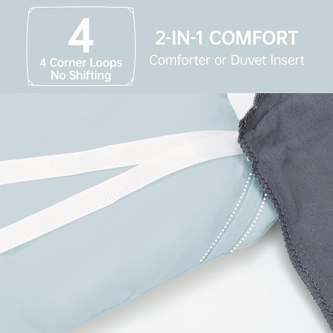 MUXHOMO Queen Comforter Set, All Season Ultra Soft Down Alternative Bedding - Image 6