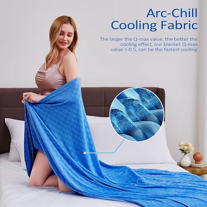 Topcee Cooling Blanket, Summer Cooling Blankets - Image 3