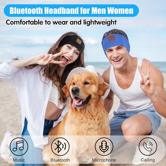 Bluetooth Sleeping Headphones, Headband Headphones - Image 2