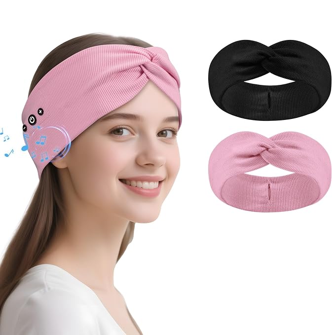 Bluetooth Headband Headphones, Wireless Headband by BULYPAZY