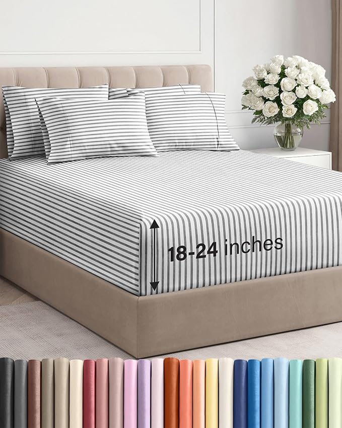 Extra Deep King Sheet Set by CGKUnlimited