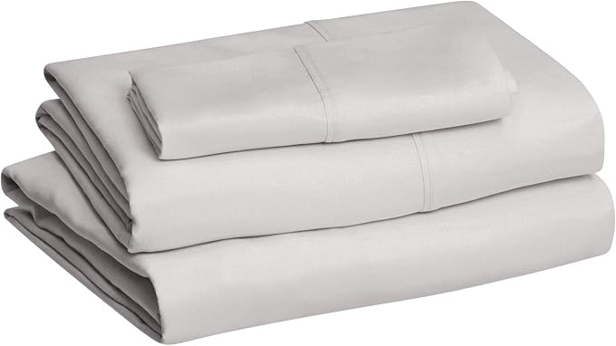 Amazon Basics Lightweight Super Soft Easy Care Wrinkle-Free Breathable Brushed - Image 2