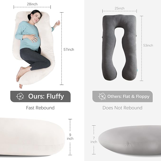 MOON PARK Pregnancy Pillows for Sleeping - Image 7