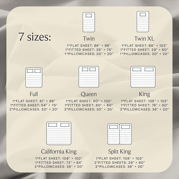 LuxClub 4 PC California King Sheet Set, Breathable Luxury Bed Sheets, Deep - Image 4