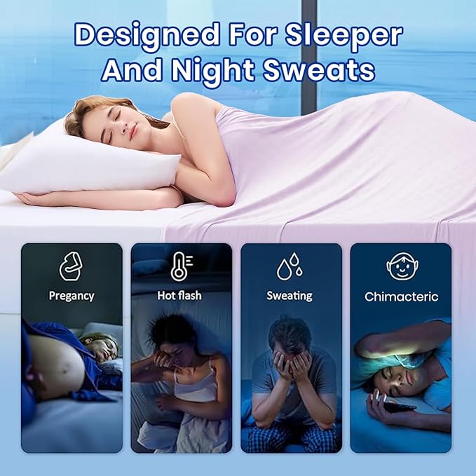 Topcee Cooling Blanket Throw- 50"x60" Summer Cooling Throw Blanket - Image 4
