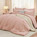 MUXHOMO 7 Pieces Queen Comforter Set, Soft Bed in a Bag Queen Size, All Season by MUXHOMO