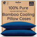Bambaw 100% Viscose Derived from Bamboo Pillowcase King Size – Set of 2 Cooling by Bambaw