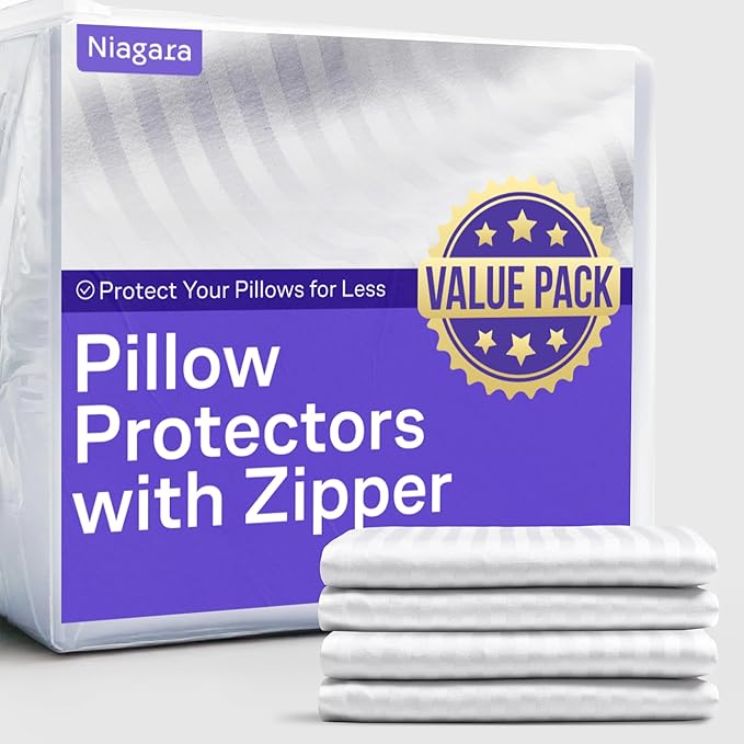 Ultra Soft Pillow Protectors by NiagaraSleepSolution