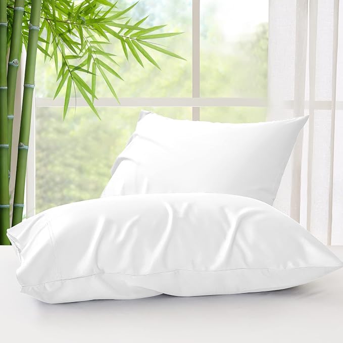BEDELITE Standard Pillow Cases Set of 2, Rayon Derived from Bamboo, Cooling - Image 4