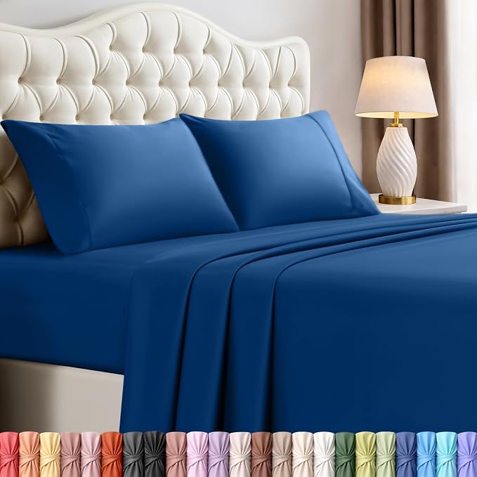 Utopia Bedding Queen Size Sheet Set – 4 Piece Bed Sheets, Soft and Breathable by UTOPIABEDDING