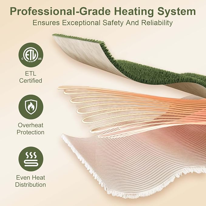 Heating Blanket Queen Size Washable - Image 5