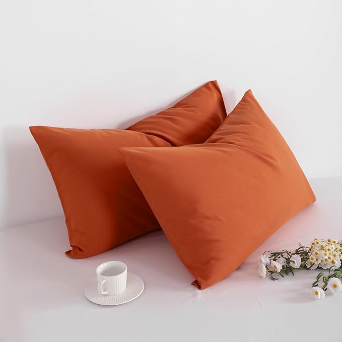 FLXXIE Pillow Cases Standard Size, Soft Microfiber Pillow Covers - Image 5