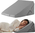 Bedluxe Wedge Pillow for Sleeping, Adjustable 9&12 Inch Foldable Bed Wedge by Bedluxe