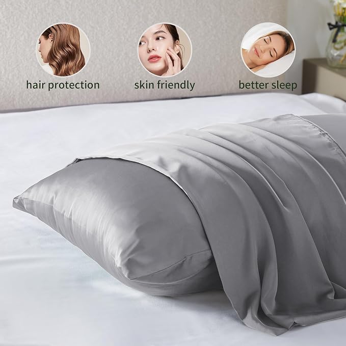 Silk Pillow Cases for Hair and Skin Mulberry Silk Pillowcase Soft Breathable - Image 5