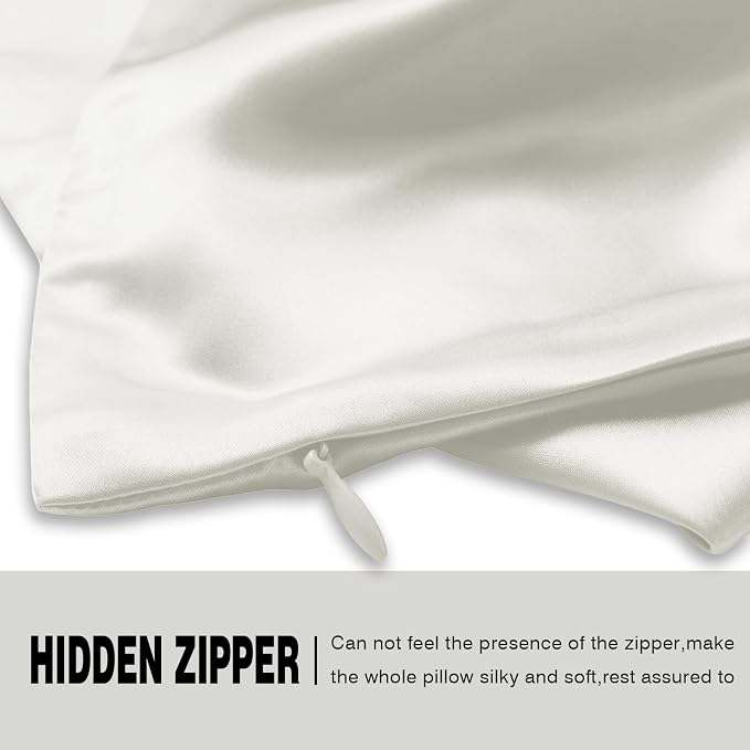 Mulberry Silk Pillowcase for Hair and Skin Standard Size 20"X 26" Pillow Case - Image 4
