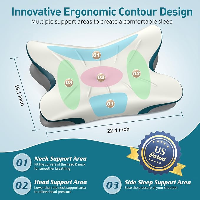 Cervical Pillow for Neck Pain Relief - Image 4