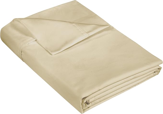Royale Linen 400 Thread Count 100% American Grown Cotton Flat Sheet by ROYALELINENS