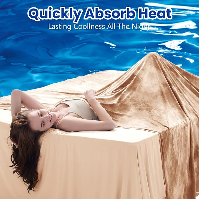Topcee Cooling Throw Blanket for Hot Sleepers, Arc-Chill Q-Max >0.5 Cool Fiber - Image 2