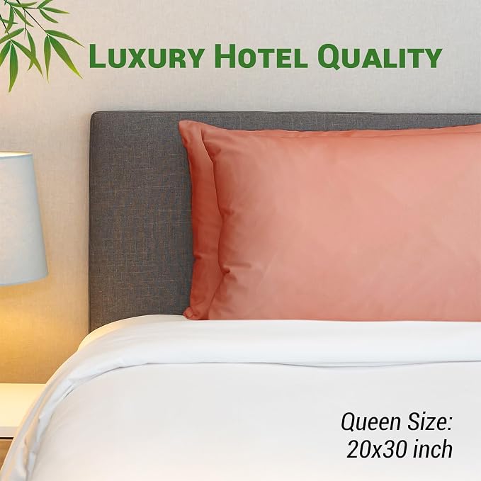 Gogreen Bamboo Rayon Waterproof Pillow Protector, Breathable Pillow Cover - Image 7