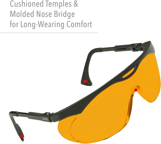 Honeywell Uvex Ademco Skyper Blue Light Blocking Computer Glasses - Image 6