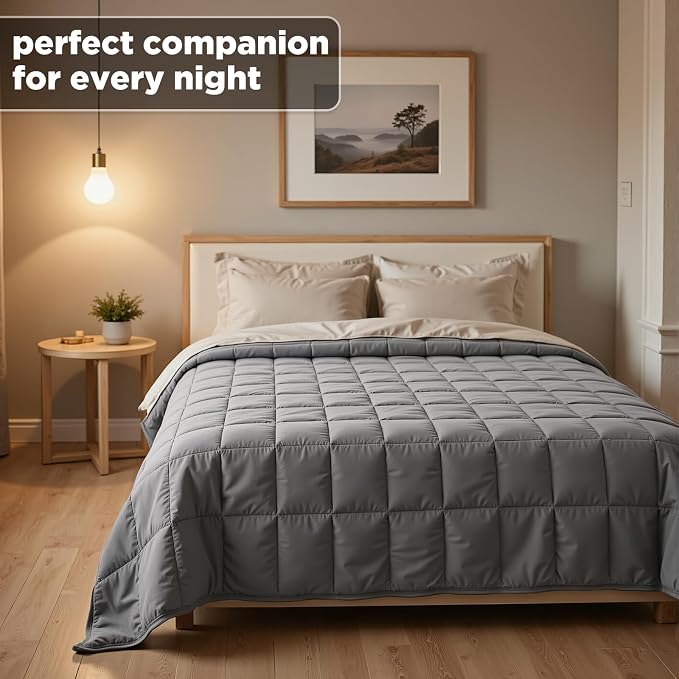 Smart Queen Weighted Blanket for Adults, Full Size, Soft Heavy Throw Blanket - Image 8