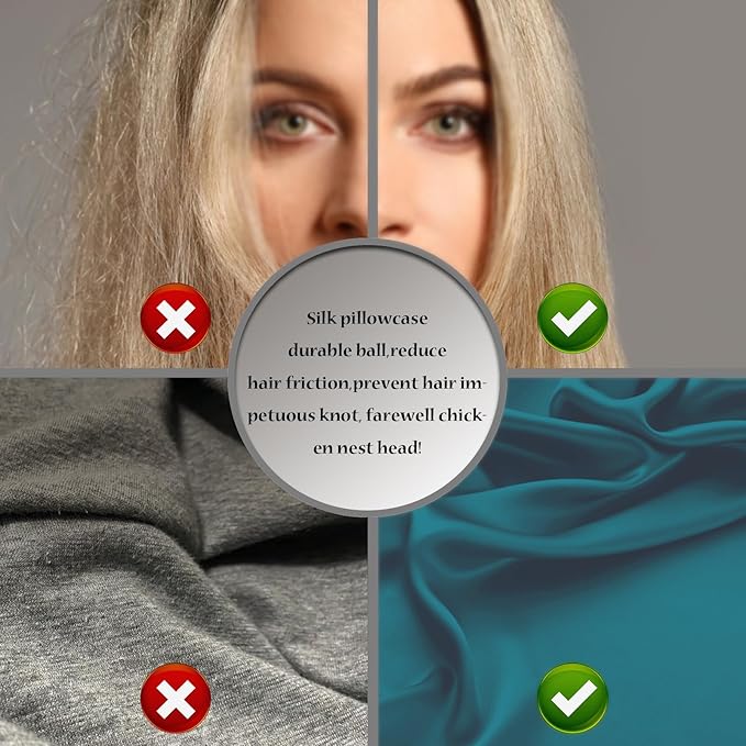Silk Pillow Cases 2 Pack, Soft Breathable and Sliky Queen Size Pillow Cases Set - Image 5