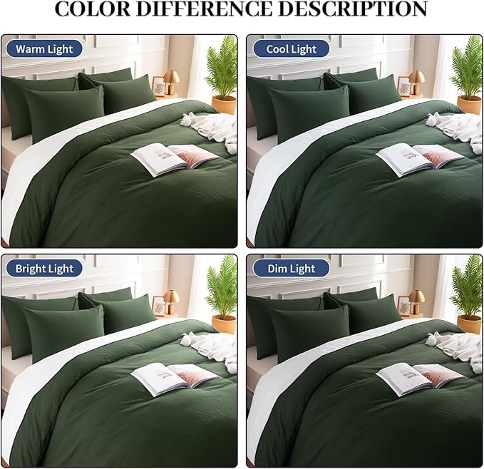 NEXHOME PRO Full Duvet Cover Set – 100% Certified Organic Cotton - Image 3