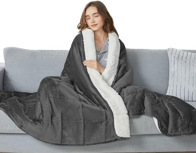 yescool Weighted Blanket for Adults Heavy Blanket for Sleeping Perfect for - Image 2