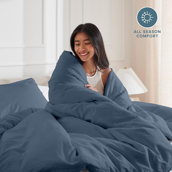 Bare Home Bedding Duvet Cover California King Size - Image 3