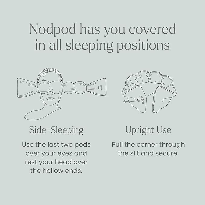 Nodpod Gentle Pressure Sleep Mask | Patented Light Blocking Design - Image 5