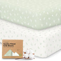 KeaBabies 2-Pack Organic Crib Sheets by KeaBabies