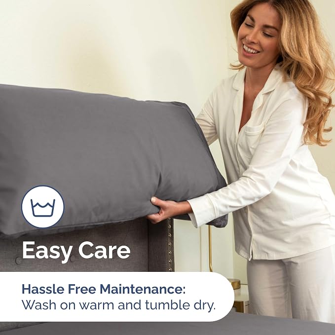 Lightweight 3 Piece Bed Sheet Set Twin XL Size - Image 6
