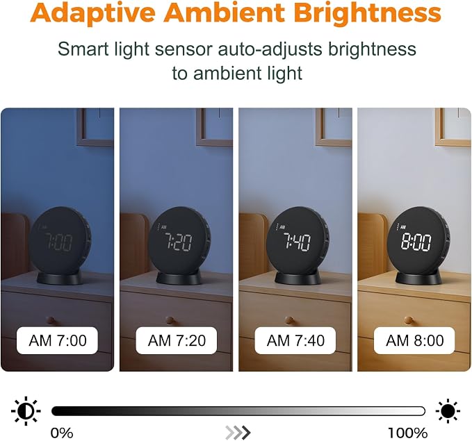 Gianna Alarm Clock for Heavy Sleepers - Image 7