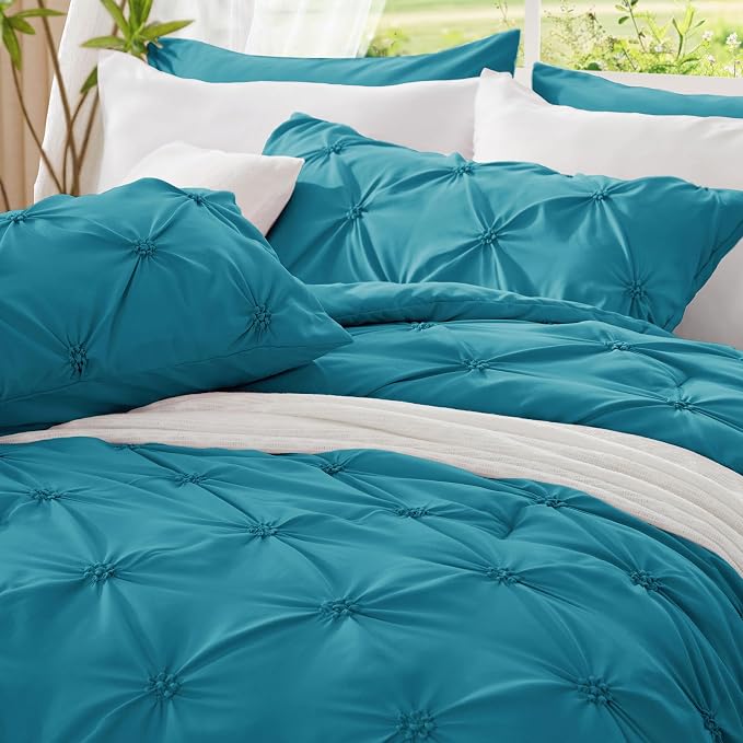 BEDELITE Teal King Size Comforter Set - Image 6