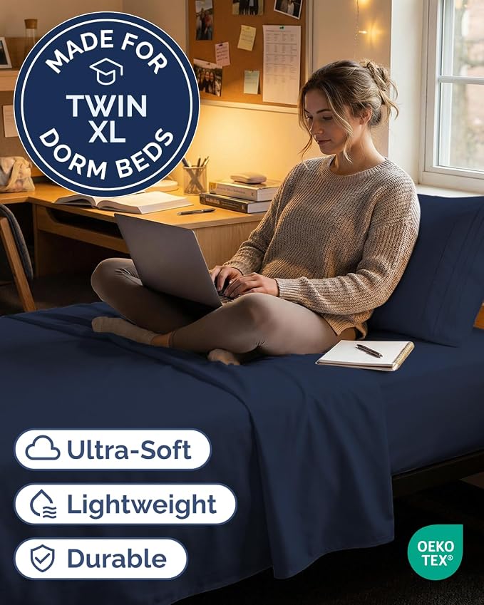 Twin XL Size 3 Piece Sheet Set - Image 2