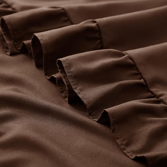 KKJIAF Ruffle Body Pillow Cases Set of 1, Ruffled Pillow Covers - Image 6
