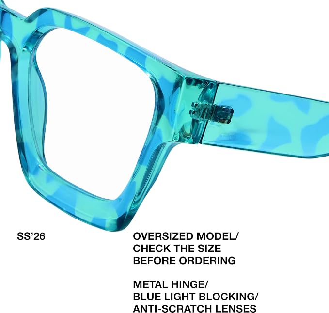 livho Oversized Eyewear Frame for Woman and Men - Image 3