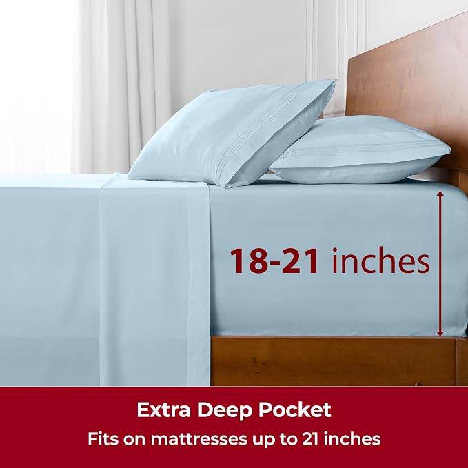 Mellanni Extra Deep Twin XL Sheets - Image 6