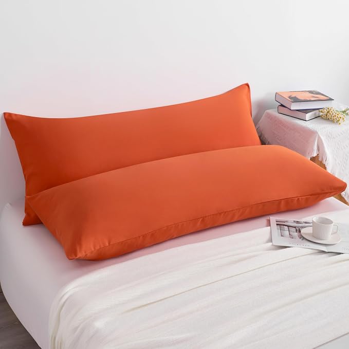 NTBAY Body Pillow Cases Set of 2, 2 Pack Brushed Microfiber 20x54 Pillow Cases - Image 2