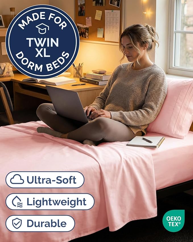 Twin XL Size 3 Piece Sheet Set - Image 2