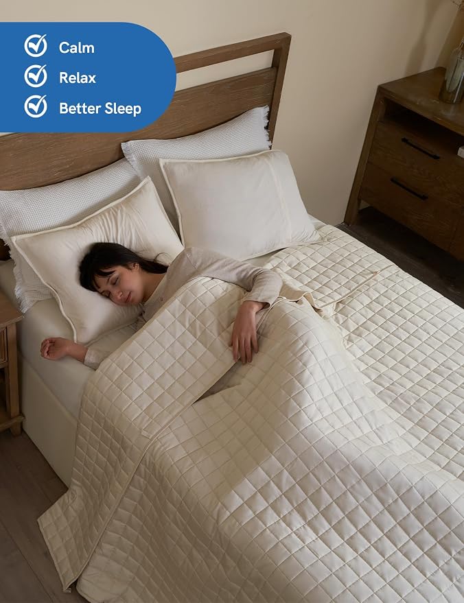 YnM King Size Cooling Weighted Blanket - Image 3