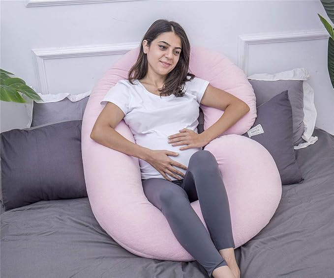 1 MIDDLE ONE Pregnancy Pillow, C Shaped Body Pillow - Image 5