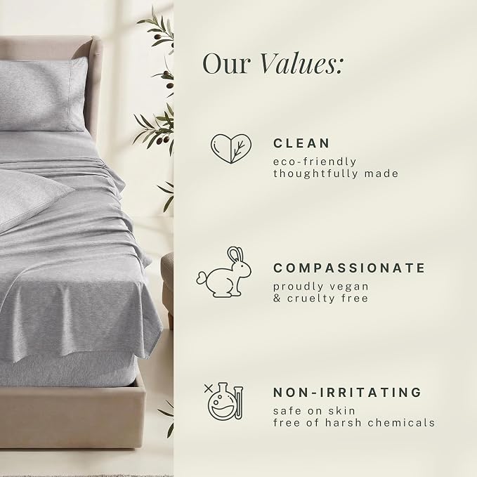 Hearth & Harbor Bed Sheets, Luxury Soft 6 Piece Bed Sheet Set Extra Deep Pocket - Image 7