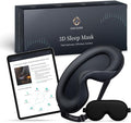 Nox Sleep 3D Sleep Mask for Men, 100% Blackout Eye Mask for Sleep, Ice Silk by NOXSLEEP