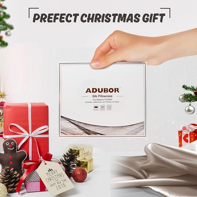 Adubor Silk Pillowcase for Hair and Skin - Image 7