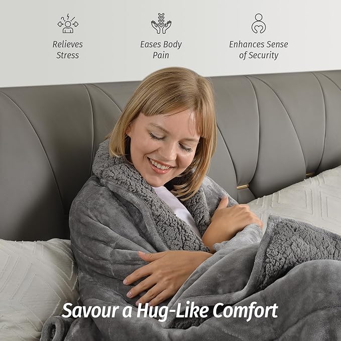 Wemore Sherpa Fleece Weighted Blanket - Image 4