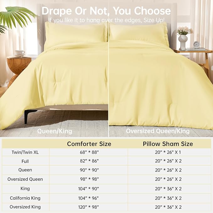 MUXHOMO Full Comforter Sets, All Season Ultra Soft Down Alternative Bedding - Image 8
