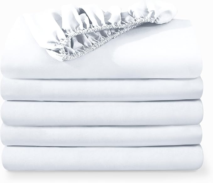 Bare Home 5-Pack Fitted Bottom Ultra-Soft Sheets Queen by BareHome